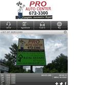 Tablet Screenshot of proautocenternh.com